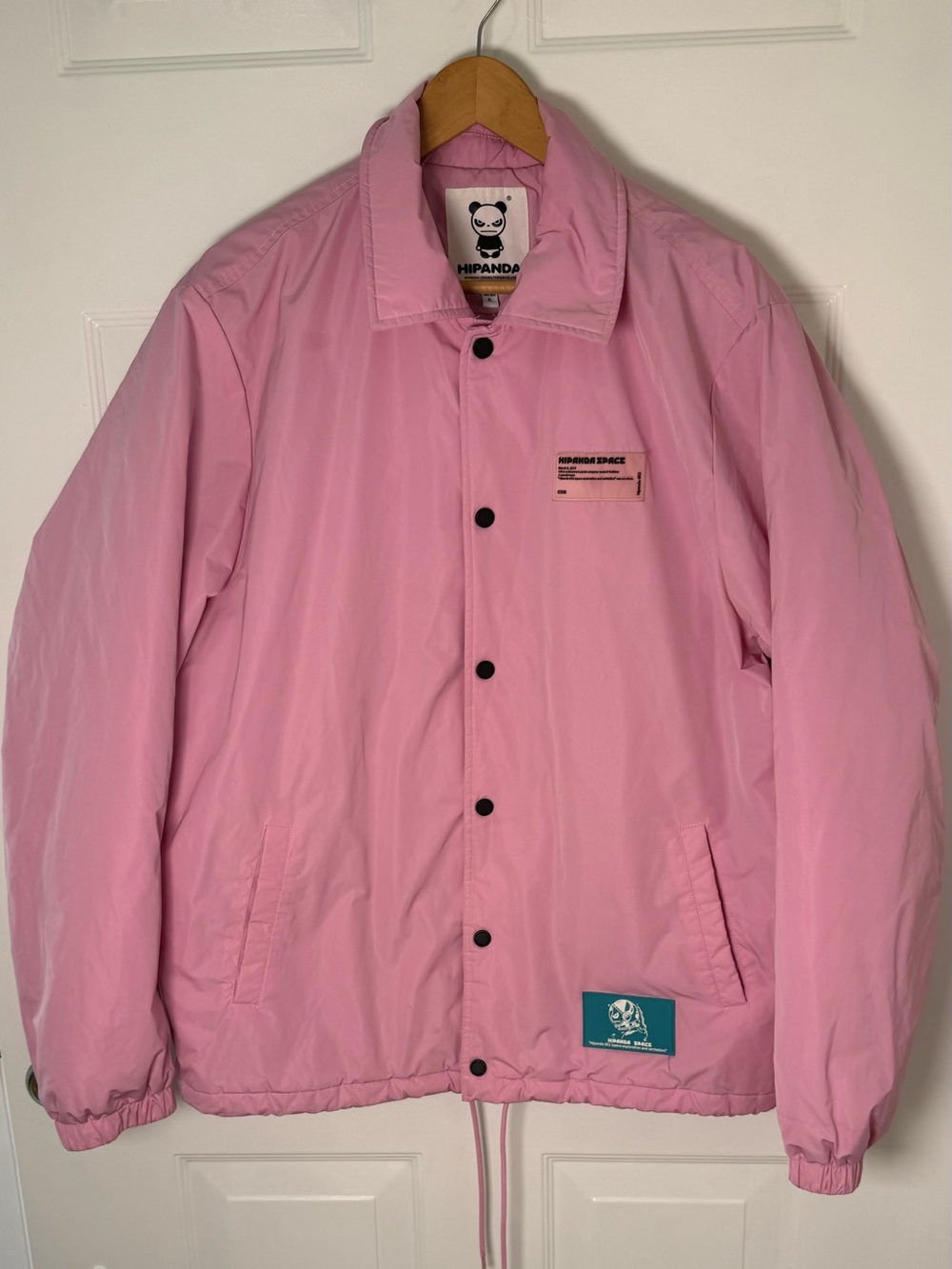 HIPANDA Space Jacket Pink XL Streetwear Unisex